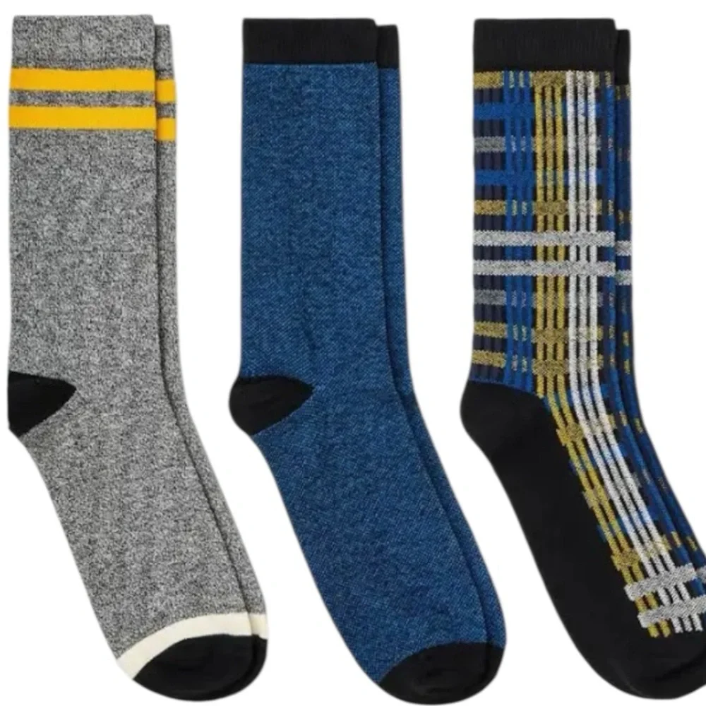 Goodfellow & Co. Men's 3 Pack Cozy Crew Socks